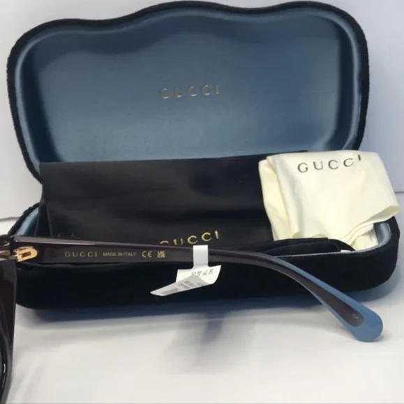 Gucci GG0921S 004 Sunglasses Women`s Brown/grey Lenses  display picture 1